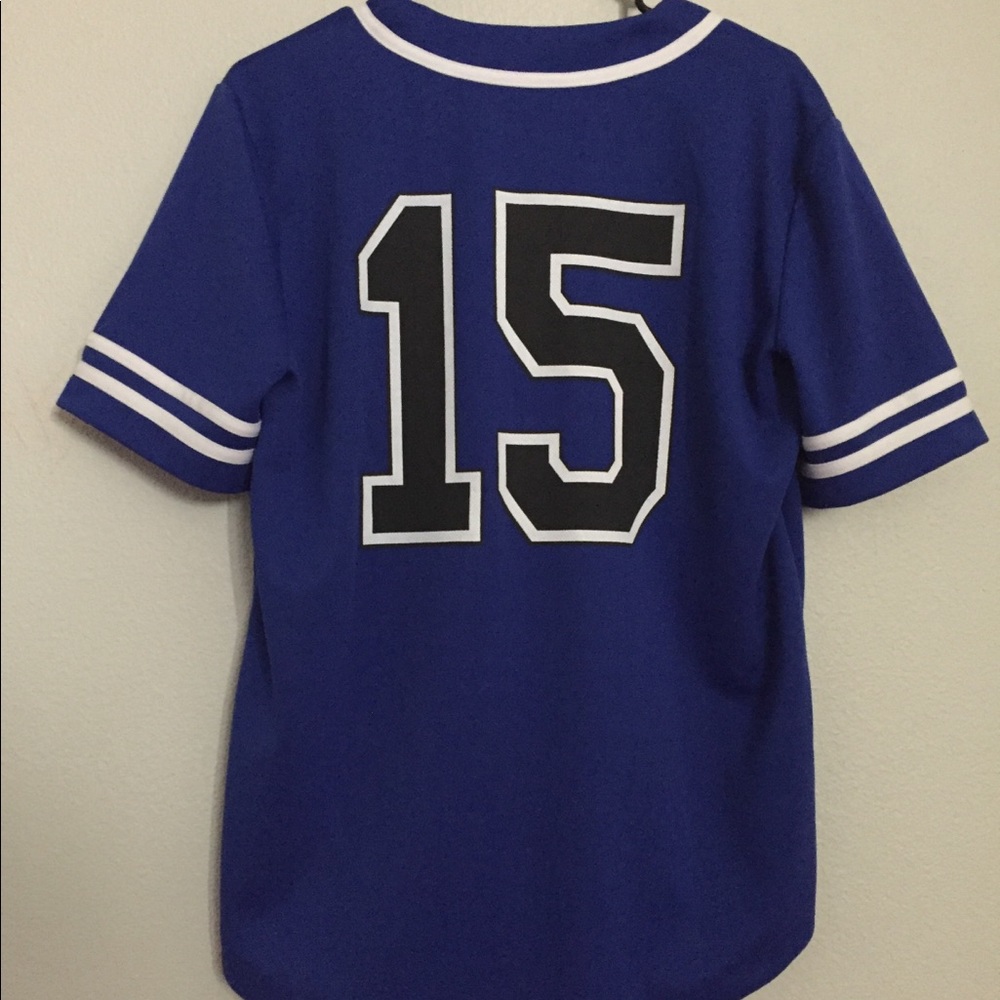 BLUE BASEBALL JERSEY